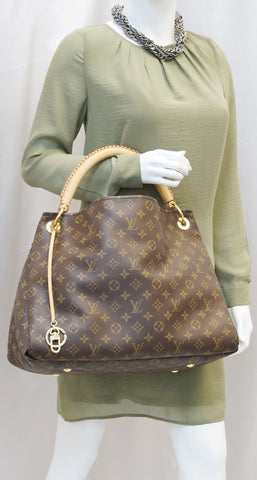 LOUIS VUITTON Monogram Canvas Artsy MM Hobo Shoulder Bag