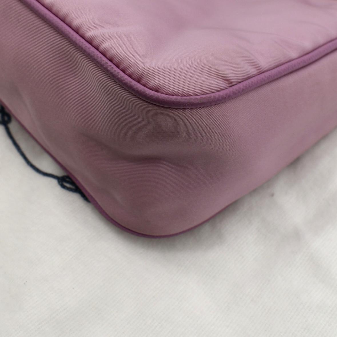 Prada Re-Edition 2005 Shoulder Bag Tessuto Small Pink 88653299