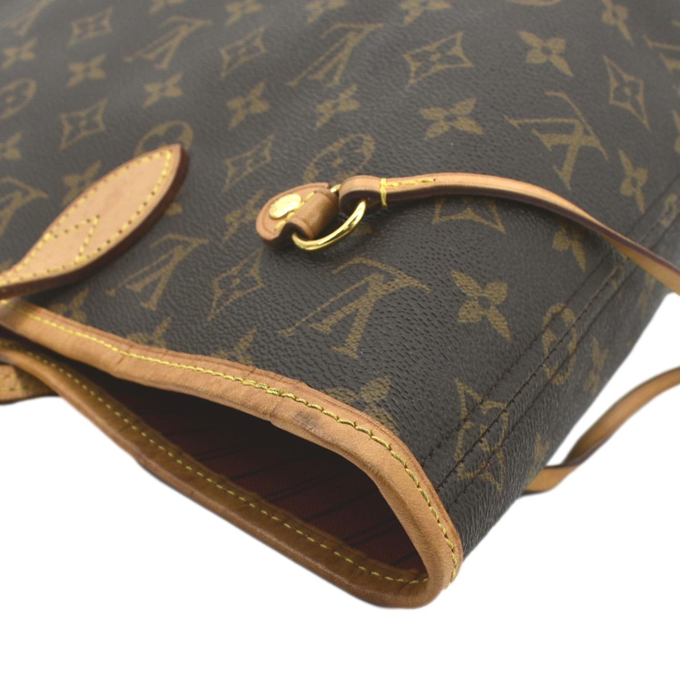 Louis-Vuitton-Monogram-Neverfull-MM-Tote-Bag-Brown-M40156-F/S