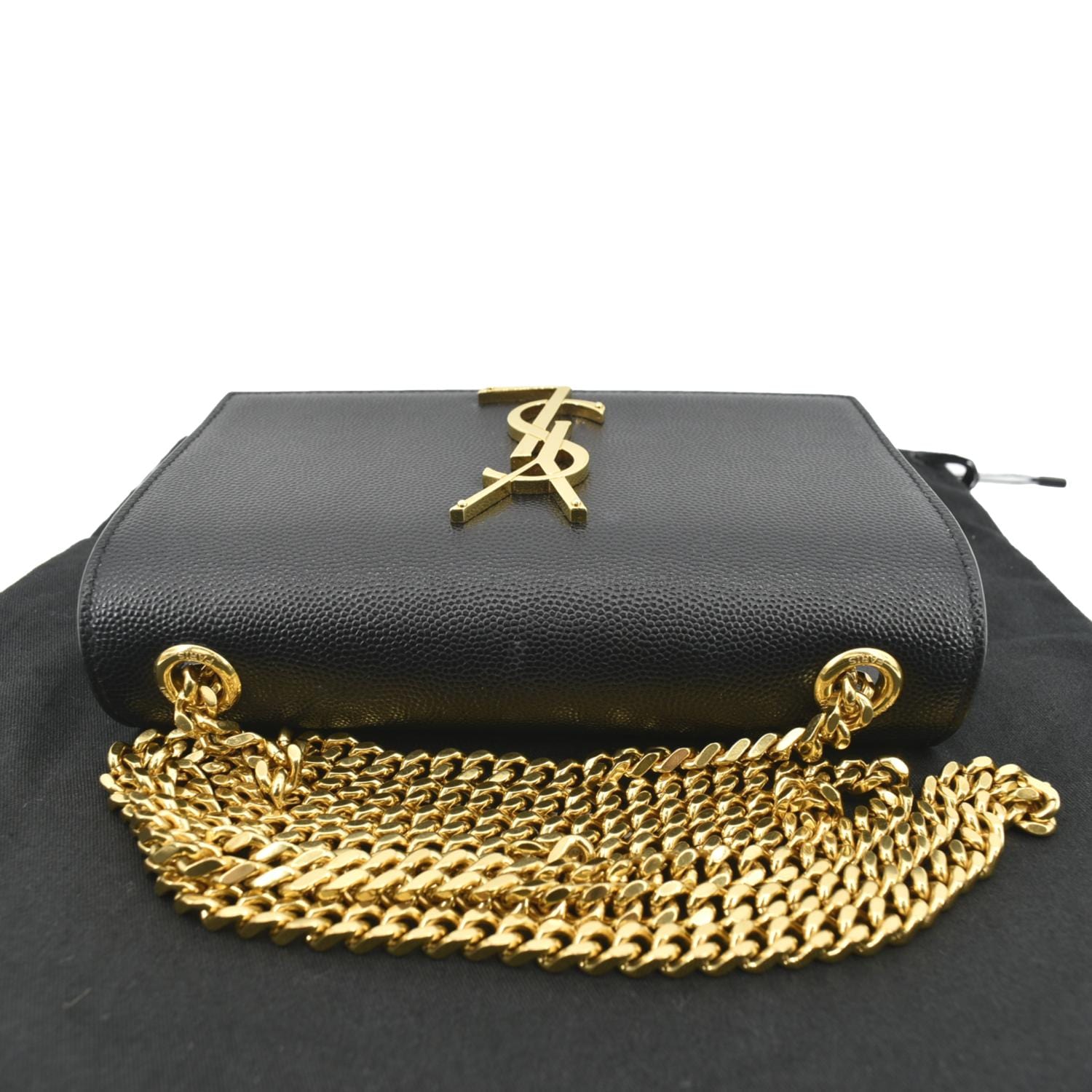 Saint Laurent Small Kate Chain Monogram Chevron Suede & Leather Shoulder  Bag - ShopStyle