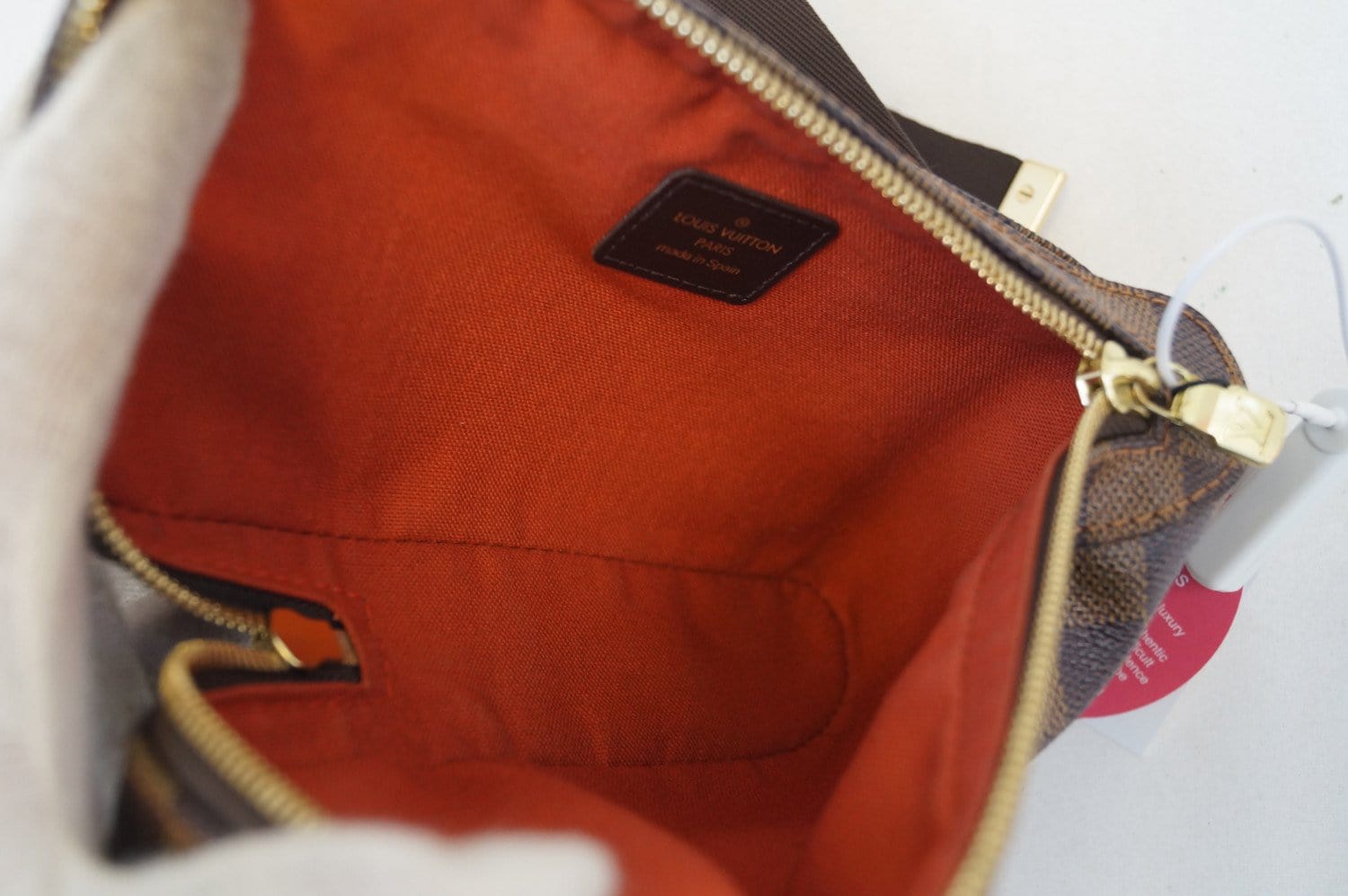 Geronimo fabric handbag Louis Vuitton Brown in Cloth - 33758579