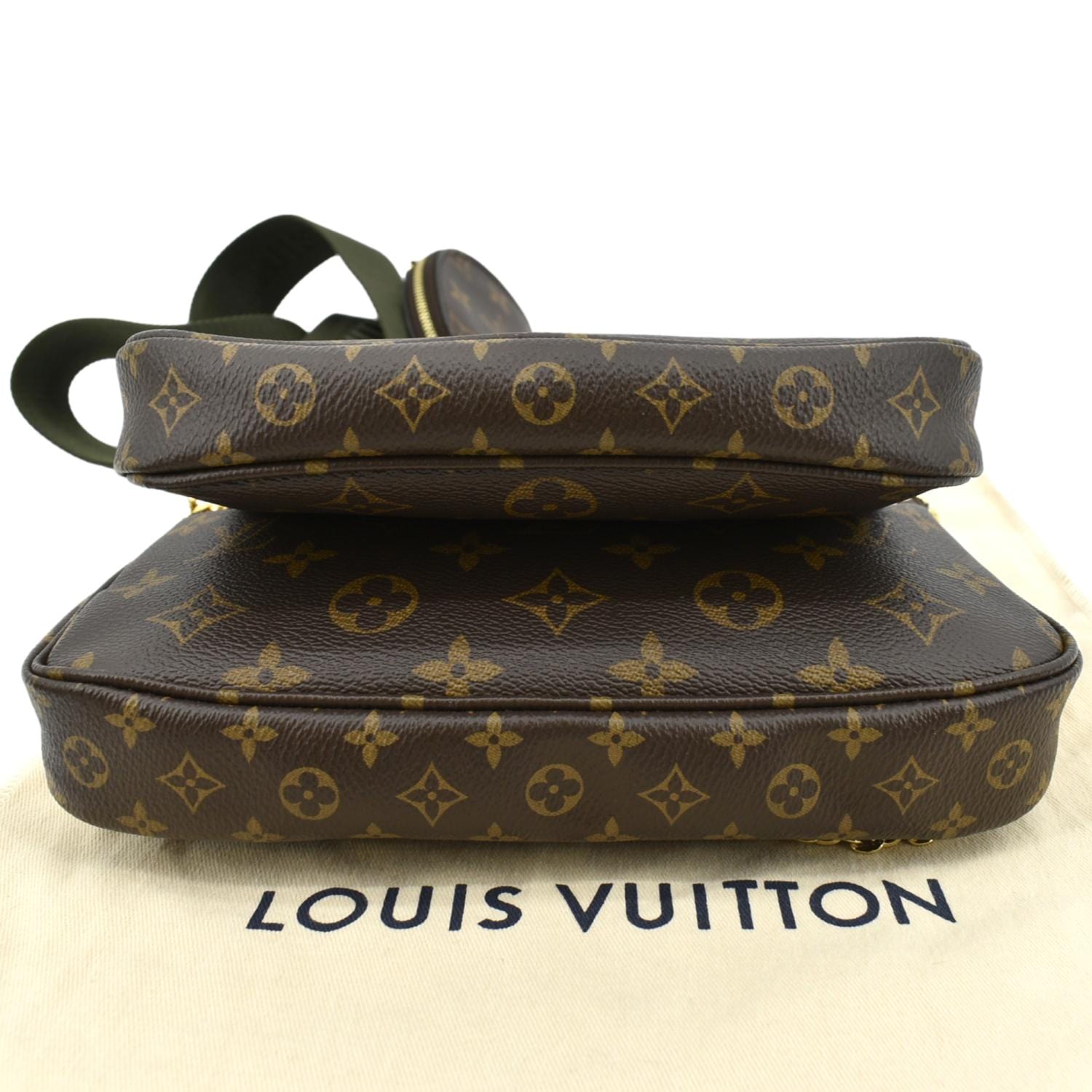 Louis+Vuitton+Multi+Pochette+Accessoires+Crossbody+Brown+Canvas