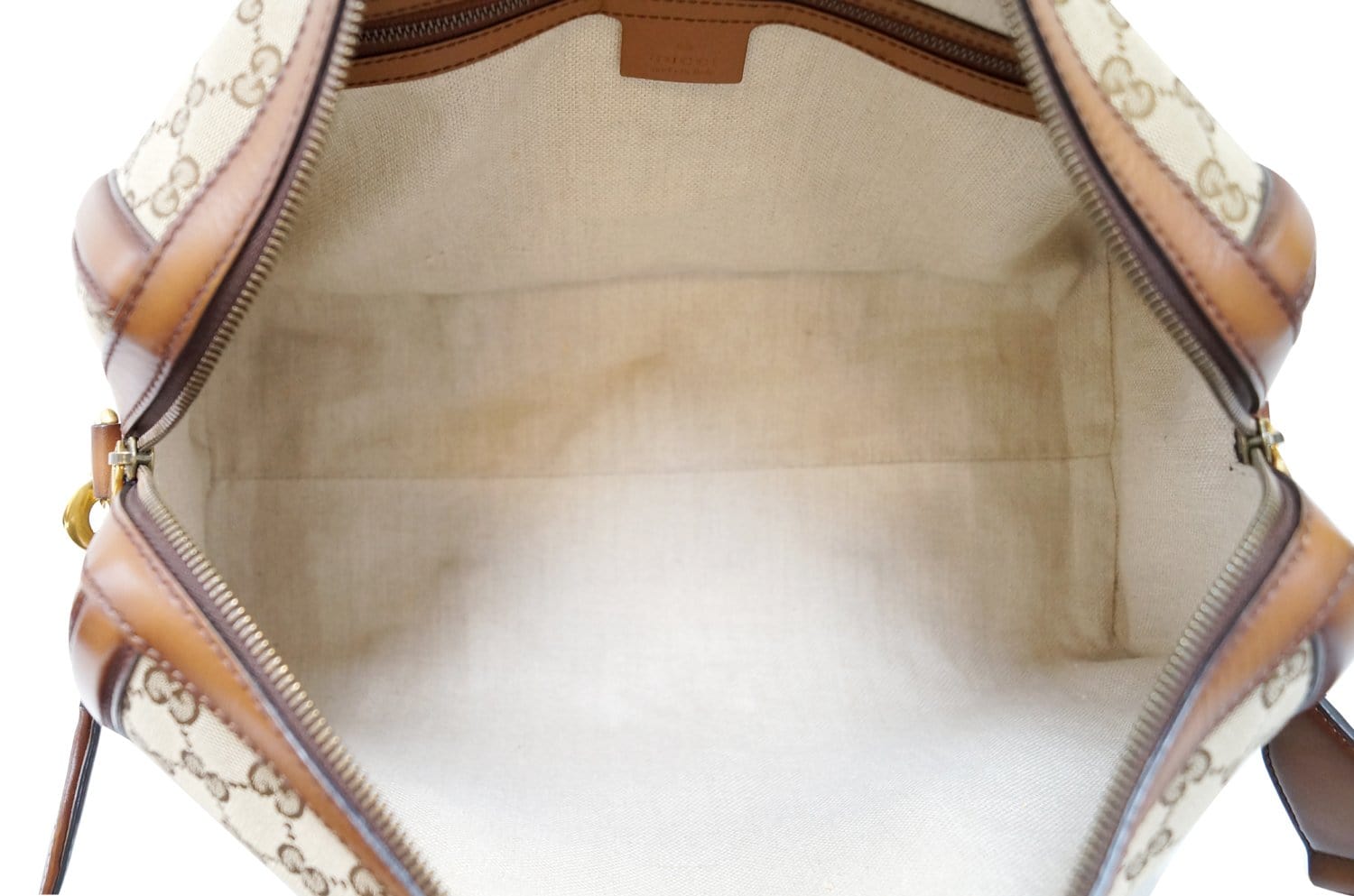 Vintage web original GG canvas boston bag - сумка