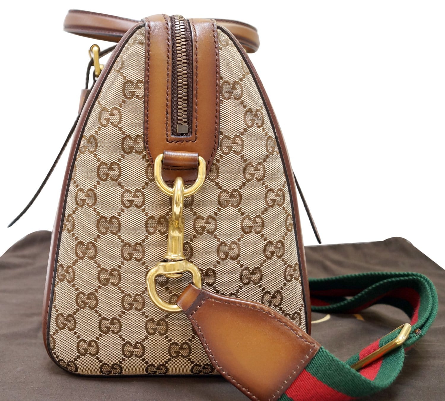 Pre owned GG Canvas Web Crossbody Bag, Hermès Evelyne Shoulder bag 394813