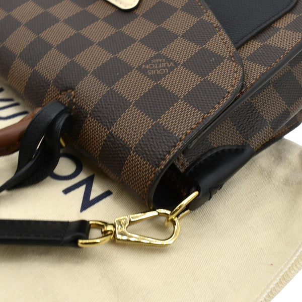 LOUIS VUITTON Beaumarchais Damier Ebene Shoulder Bag Brown