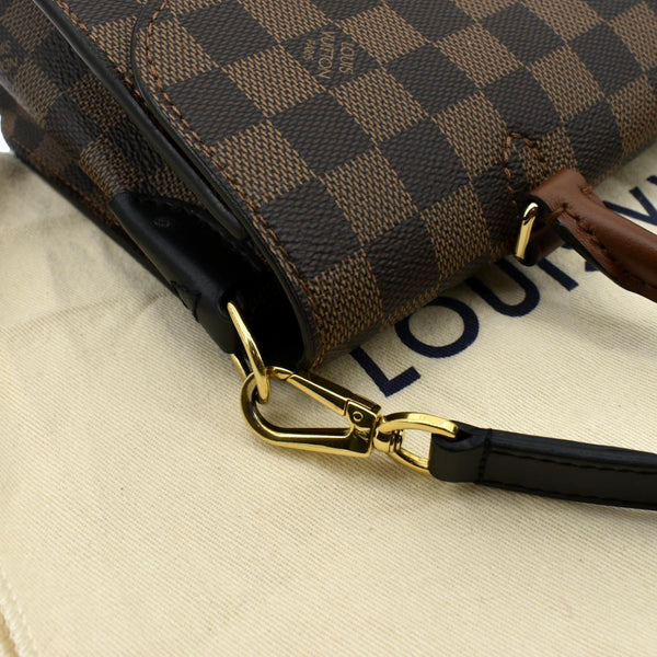 LOUIS VUITTON Beaumarchais Damier Ebene Shoulder Bag Brown