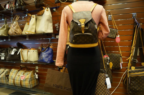 LOUIS VUITTON Backpack  Monogram Canvas Montsouris MM 