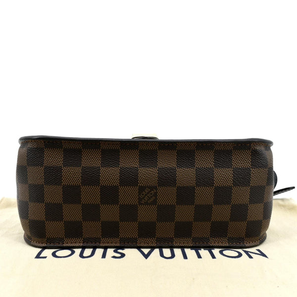 LOUIS VUITTON Beaumarchais Damier Ebene Shoulder Bag Brown