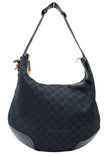 GUCCI Black GG Canvas Princy Hobo Bag