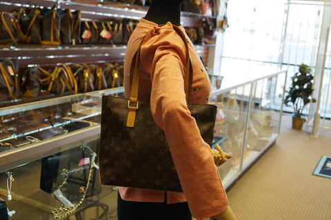 LOUIS VUITTON Monogram Canvas Brown Piano Cabas Tote Bag - 30% Off