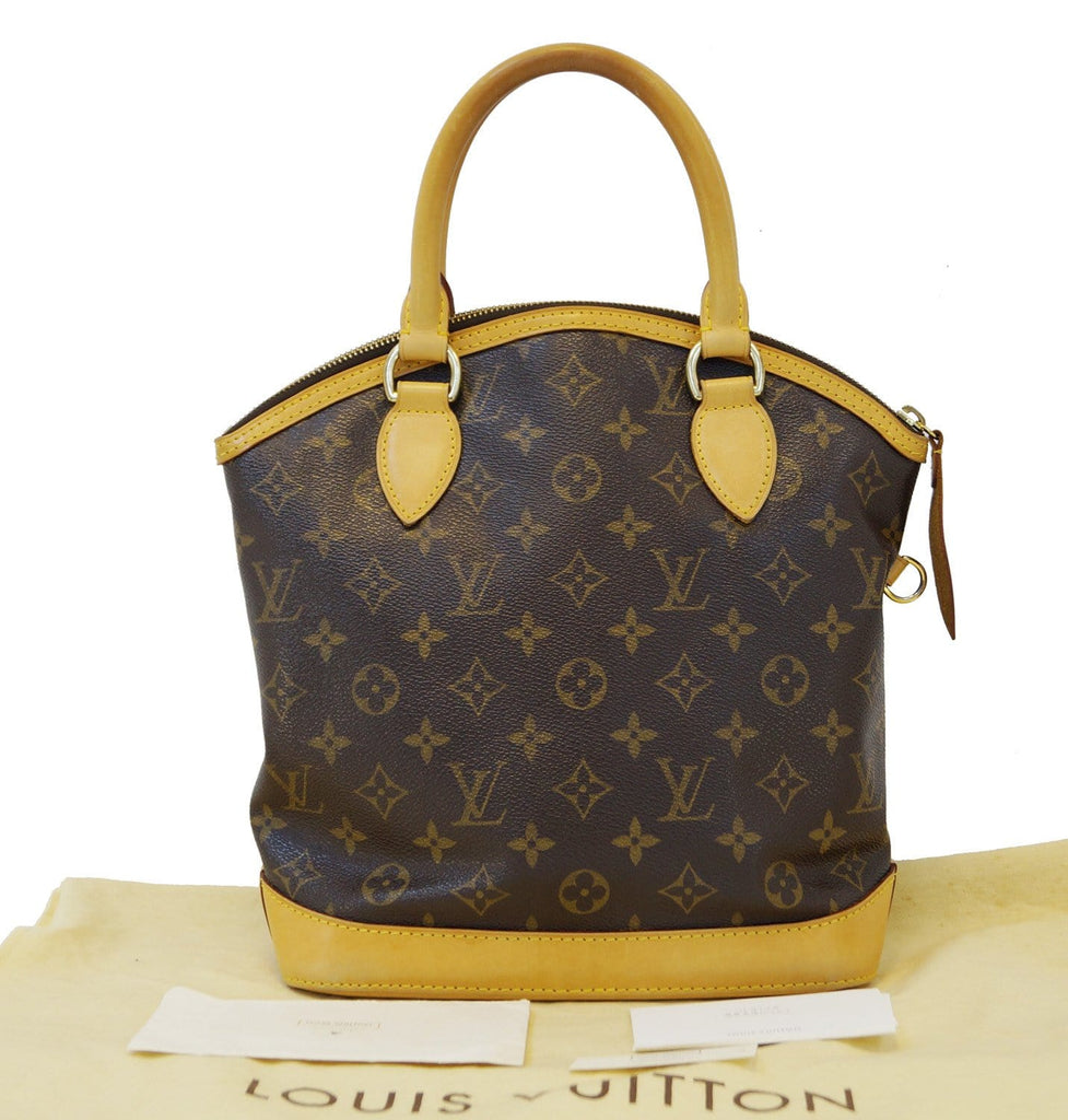 LOUIS VUITTON Canvas Lockit PM Handbag