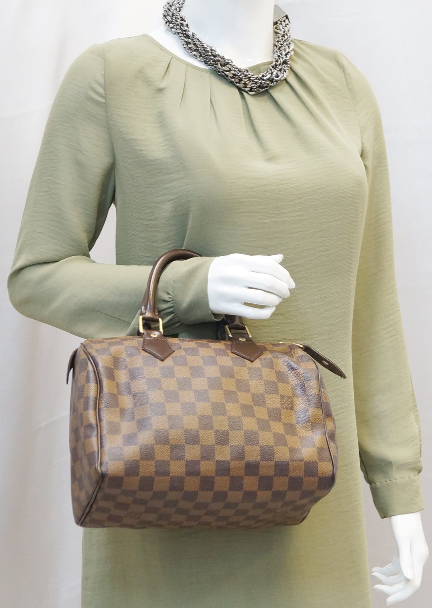 Louis Vuitton 2006 Damier Ebene Speedy 25