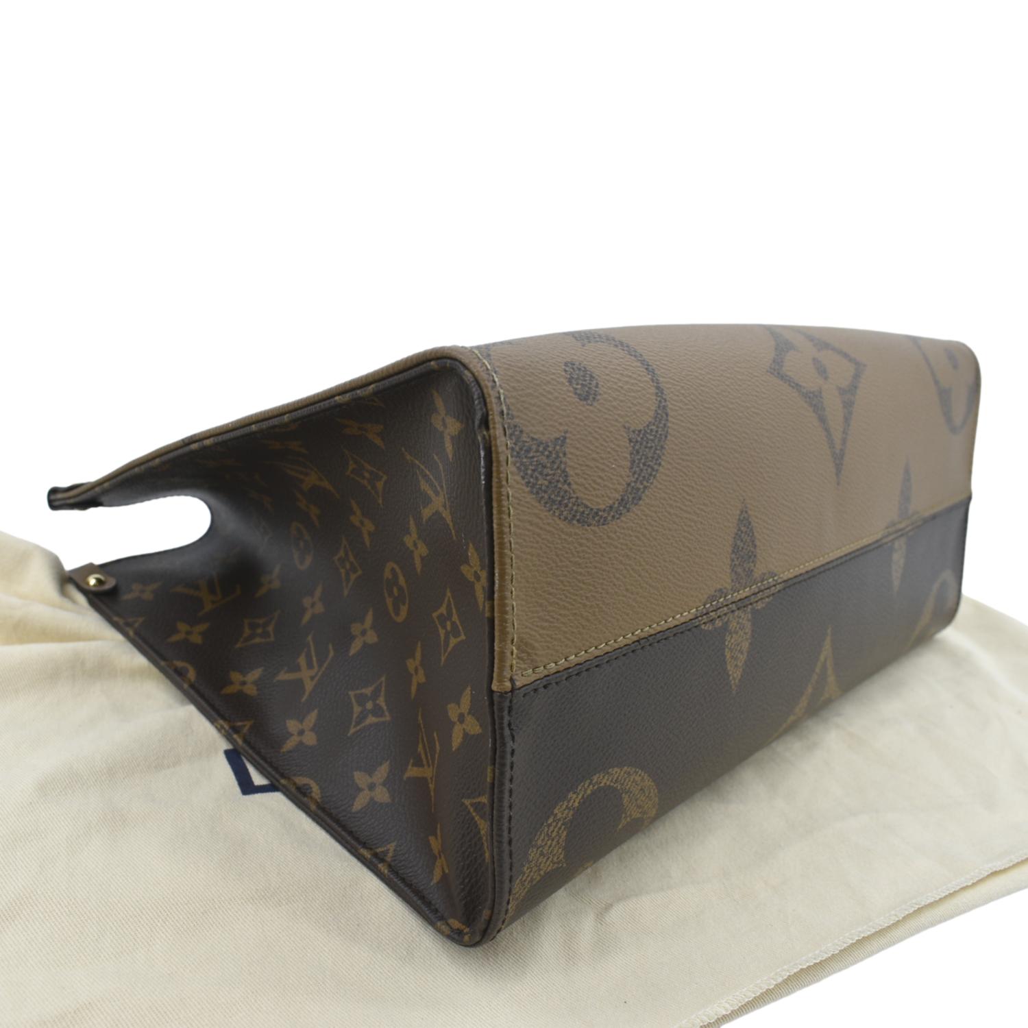 Louis Vuitton Brown Two Tone Bag