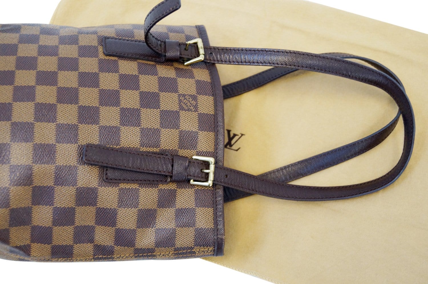 Louis Vuitton Damier Ebene Marais - Brown Bucket Bags, Handbags - LOU753205