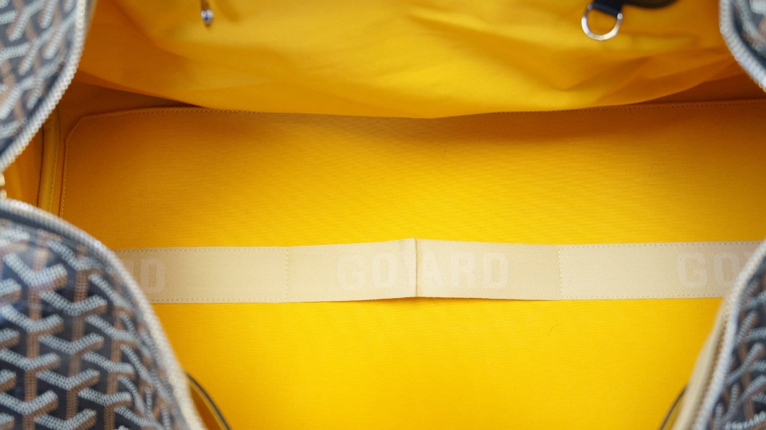Goyard Yellow Goyardine Canvas/Leather Croisiere 50 Duffle/Travel Bag