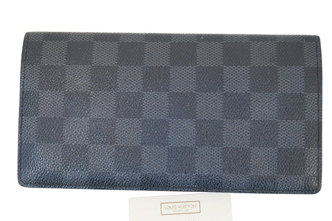 LOUIS VUITTON Damier Graphite Portefeuille Brazza Long Wallet