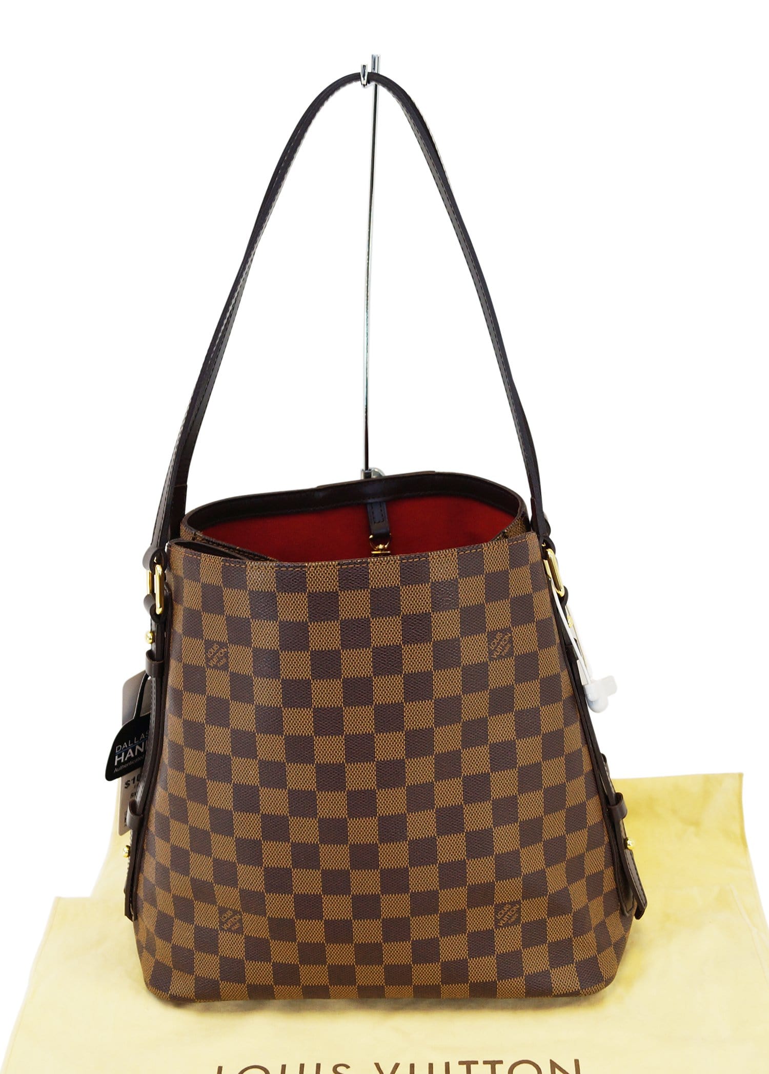 Pre-Owned Louis Vuitton Cabas Rivington Damier Ebene Shoulder Bag