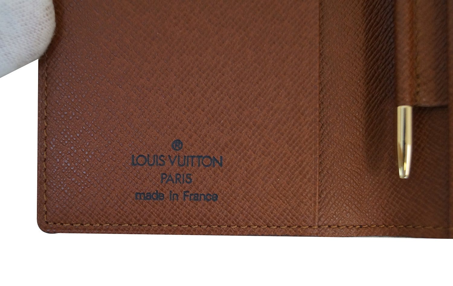 VINTAGE LOT OF LOUIS VUITTON WALLET AND NOTEPAD IN CANVAS MONOGRAM WALLET