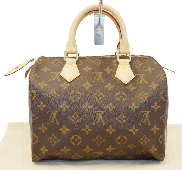 LOUIS VUITTON Monogram Canvas Speedy 25 Satchel Bag