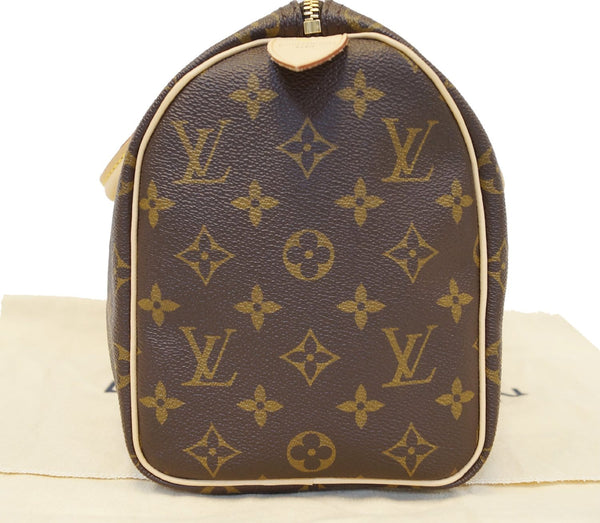 LOUIS VUITTON Monogram Canvas Speedy 25 Satchel Bag