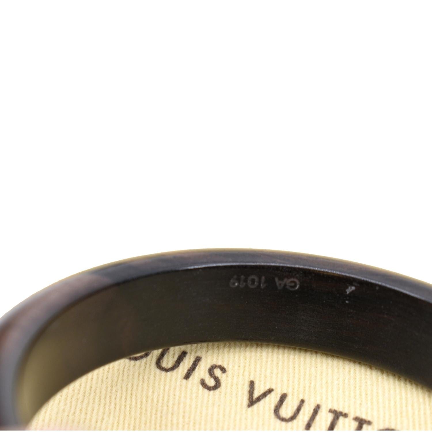 Louis Vuitton Keep It Bracelet - Brown, Brass Bangle, Bracelets