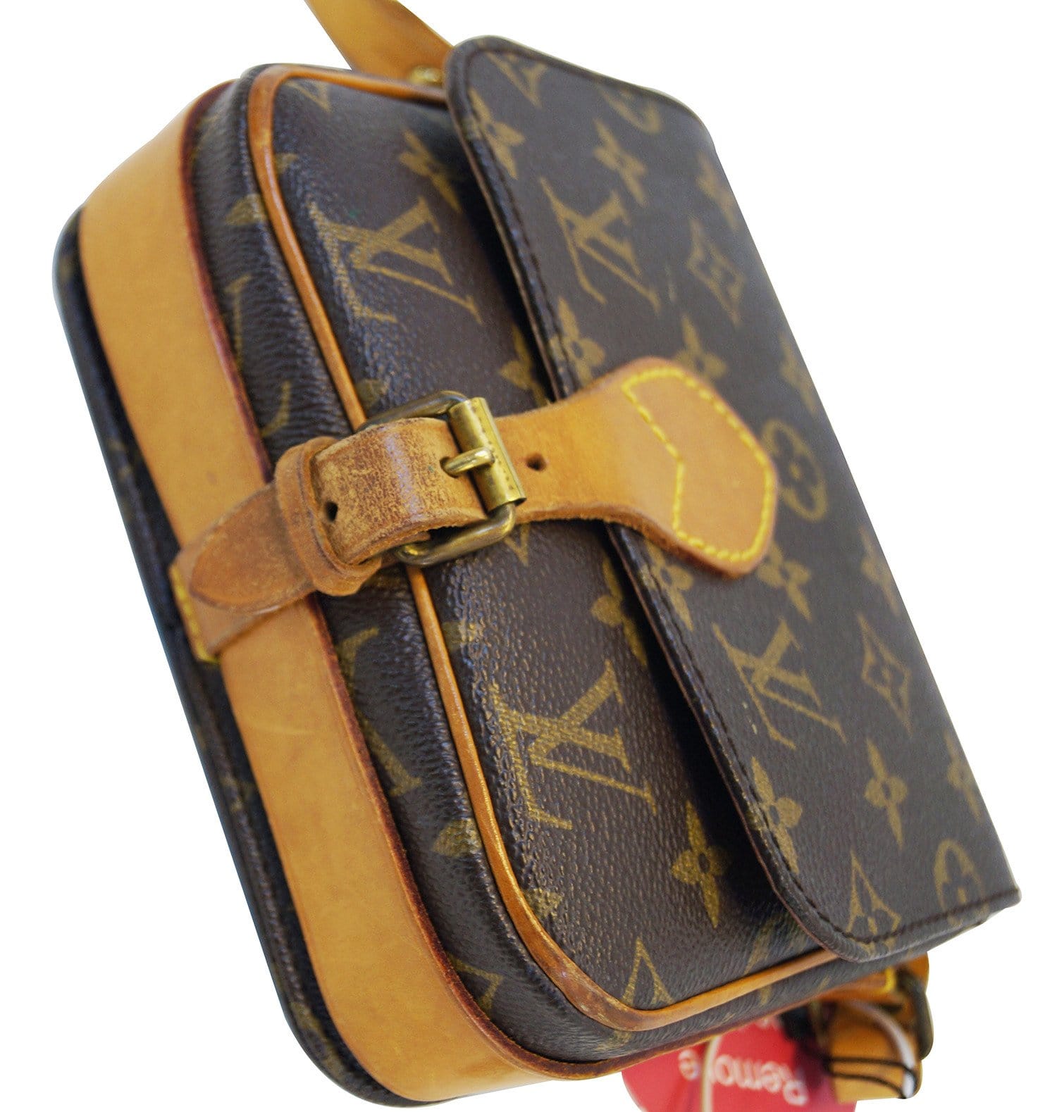 Authentic Louis Vuitton Monogram Cartouchiere GM Shoulder Bag Old Model LV  J3115