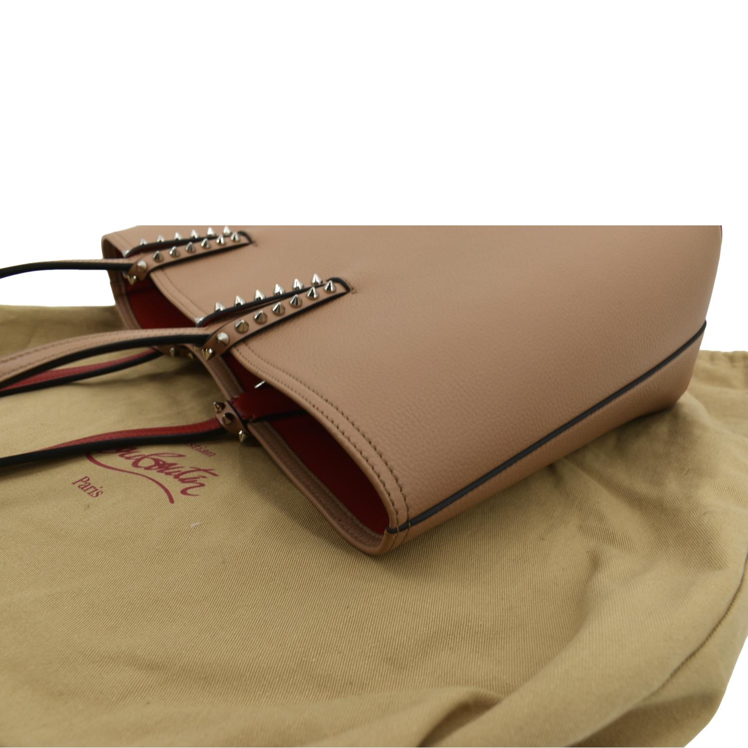 CHRISTIAN LOUBOUTIN - Cabata small leather tote bag
