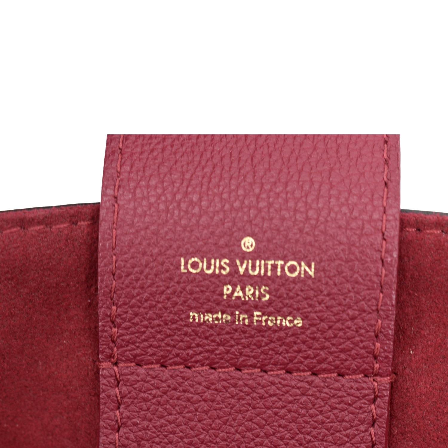 LOUIS VUITTON LV Riverside Damier Ebene Shoulder Bag Red