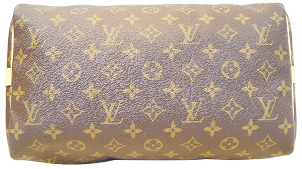 LOUIS VUITTON Monogram Canvas Speedy 30 Bandouliere Satchel Bag