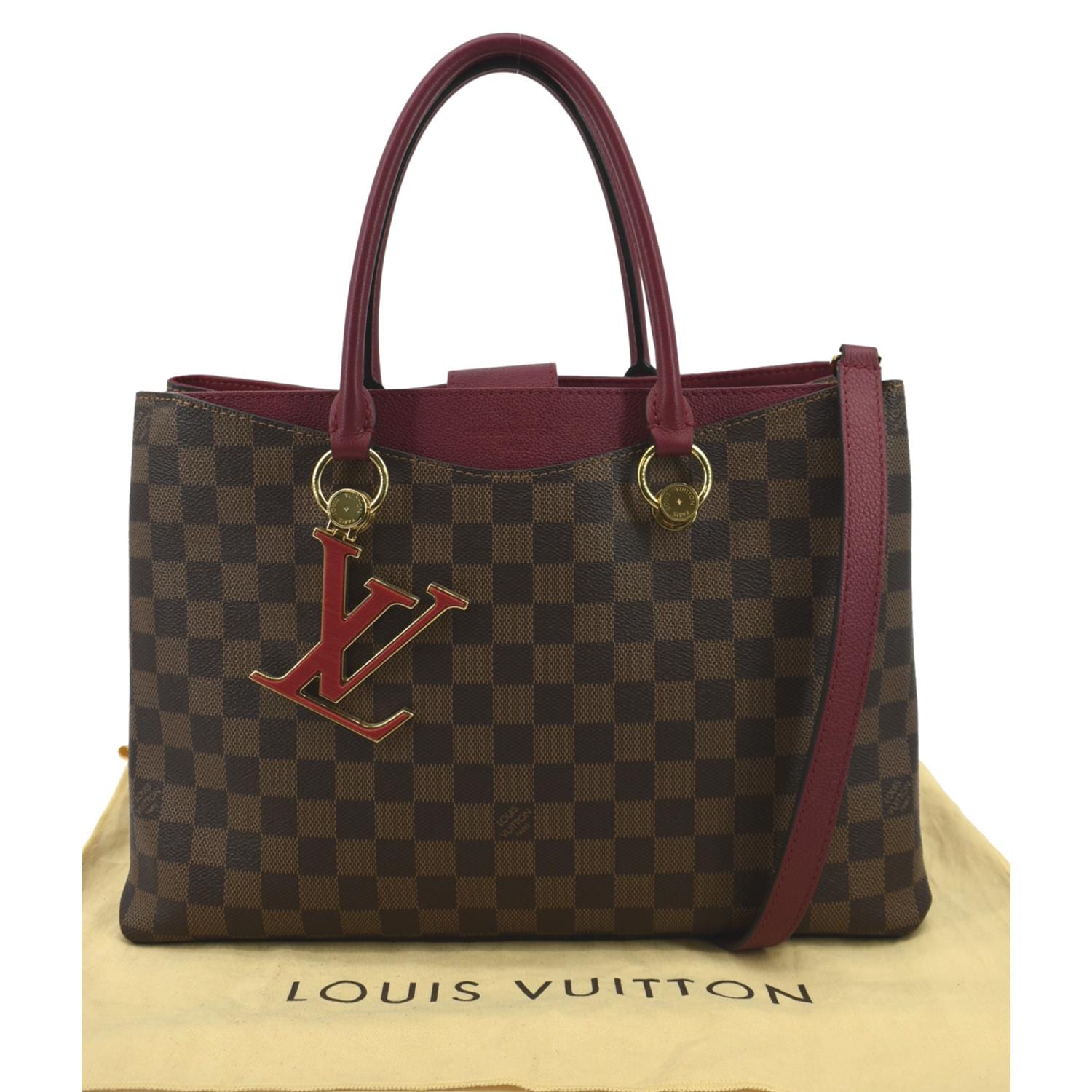 Authentic LOUIS VUITTON Damier LV Riverside N40052 Bag #260-004