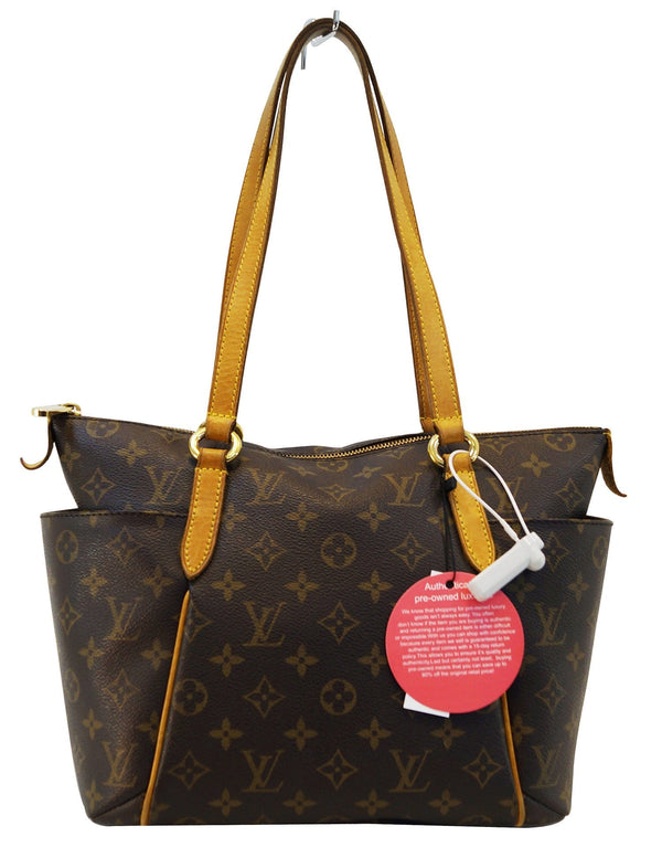 LOUIS VUITTON Monogram Totally Pm Brown Shoulder Handbag - 30% Off