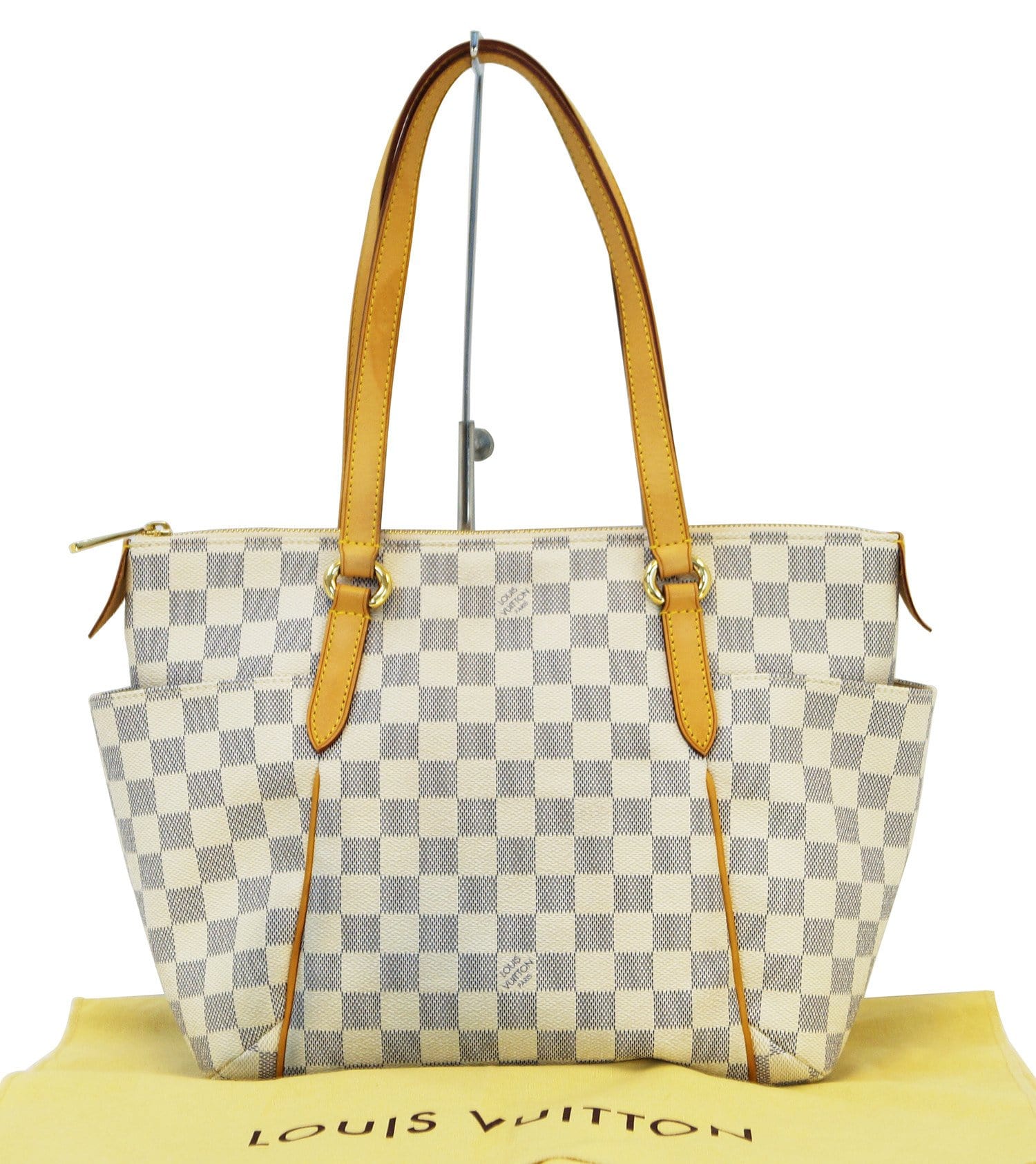 Louis Vuitton, Bags, Authentic Louis Vuitton Damier Azur Totally Pm Tote  Bag Hand Bag