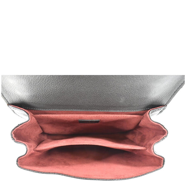 PRADA Vintage Logo Pochette Shoulder Bag Handbag Pink Beige Leather Rank AB
