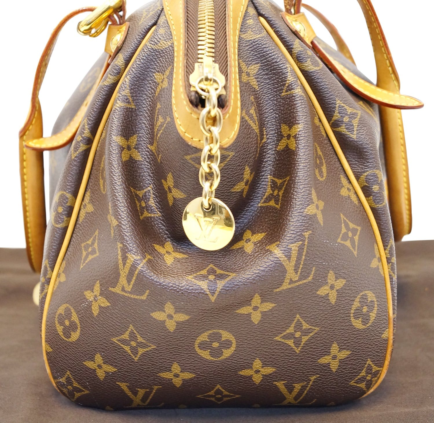 Louis Vuitton, Bags, Louis Vuitton Tivoli Gm Monogram Canvas Leather  Shoulder Bag Authentic Sp058