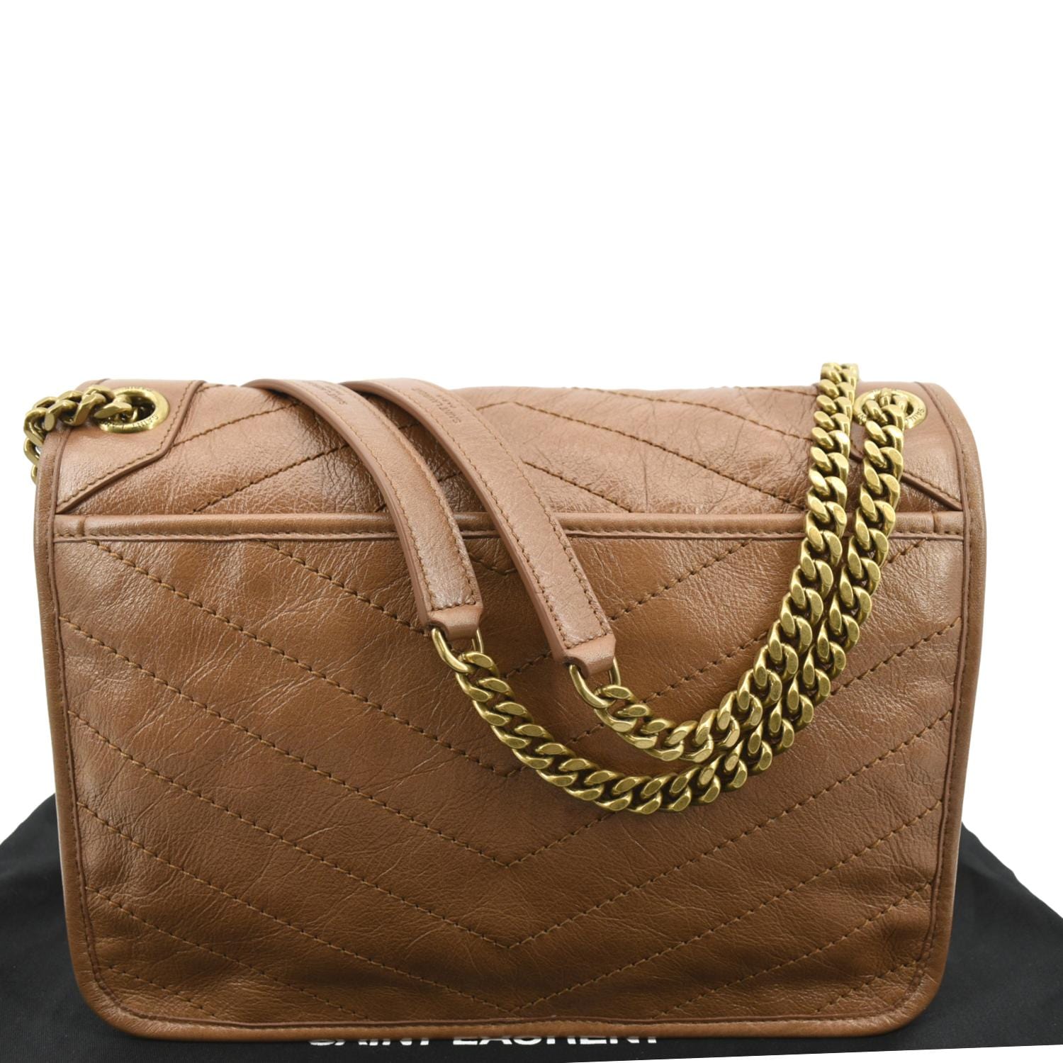 Saint Laurent Medium Niki Bag - Brown Shoulder Bags, Handbags