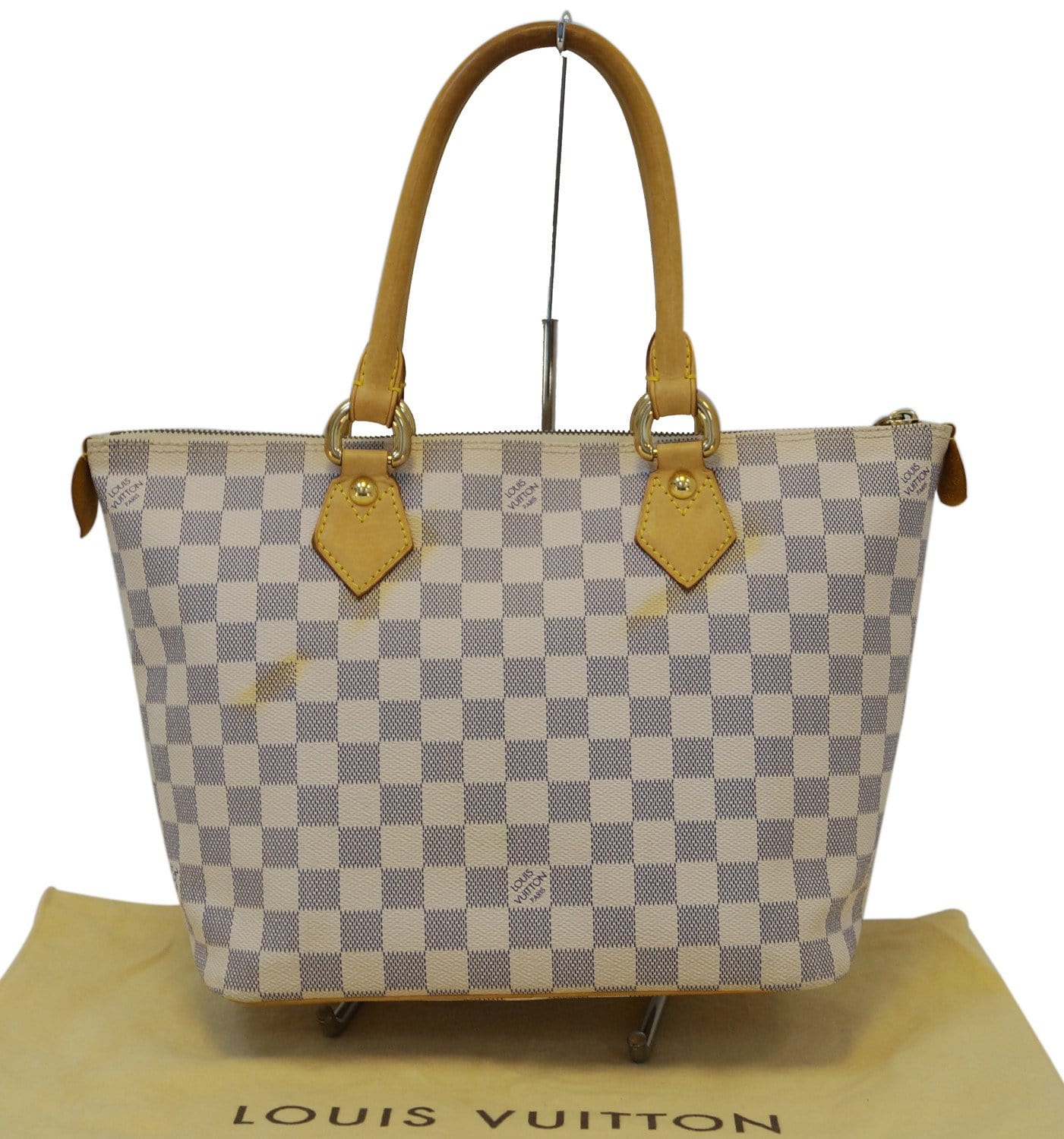 Louis Vuitton Damier Azur Saleya PM Handbag