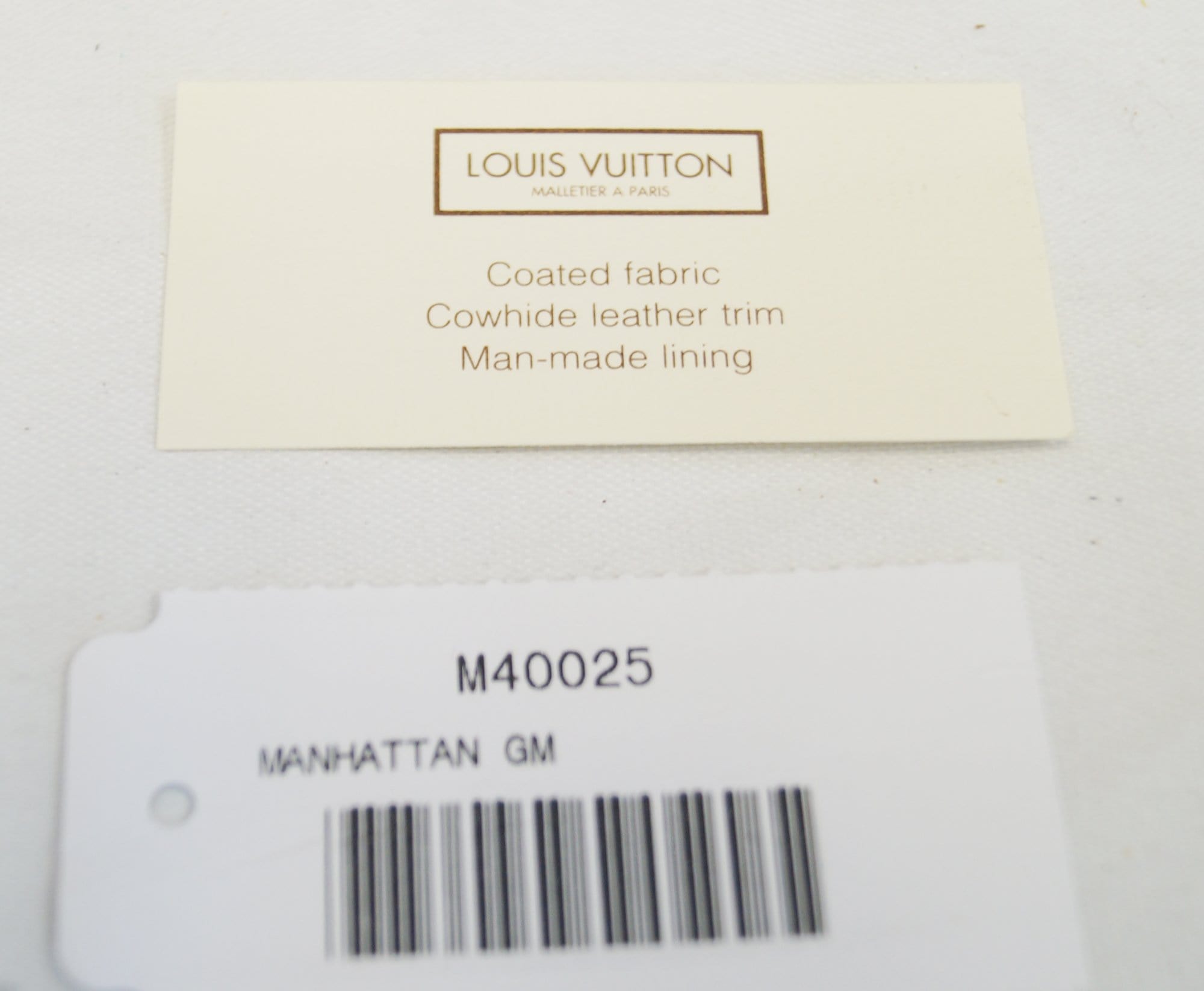 Louis Vuitton Monogram Canvas Manhattan GM M40025 Handbag
