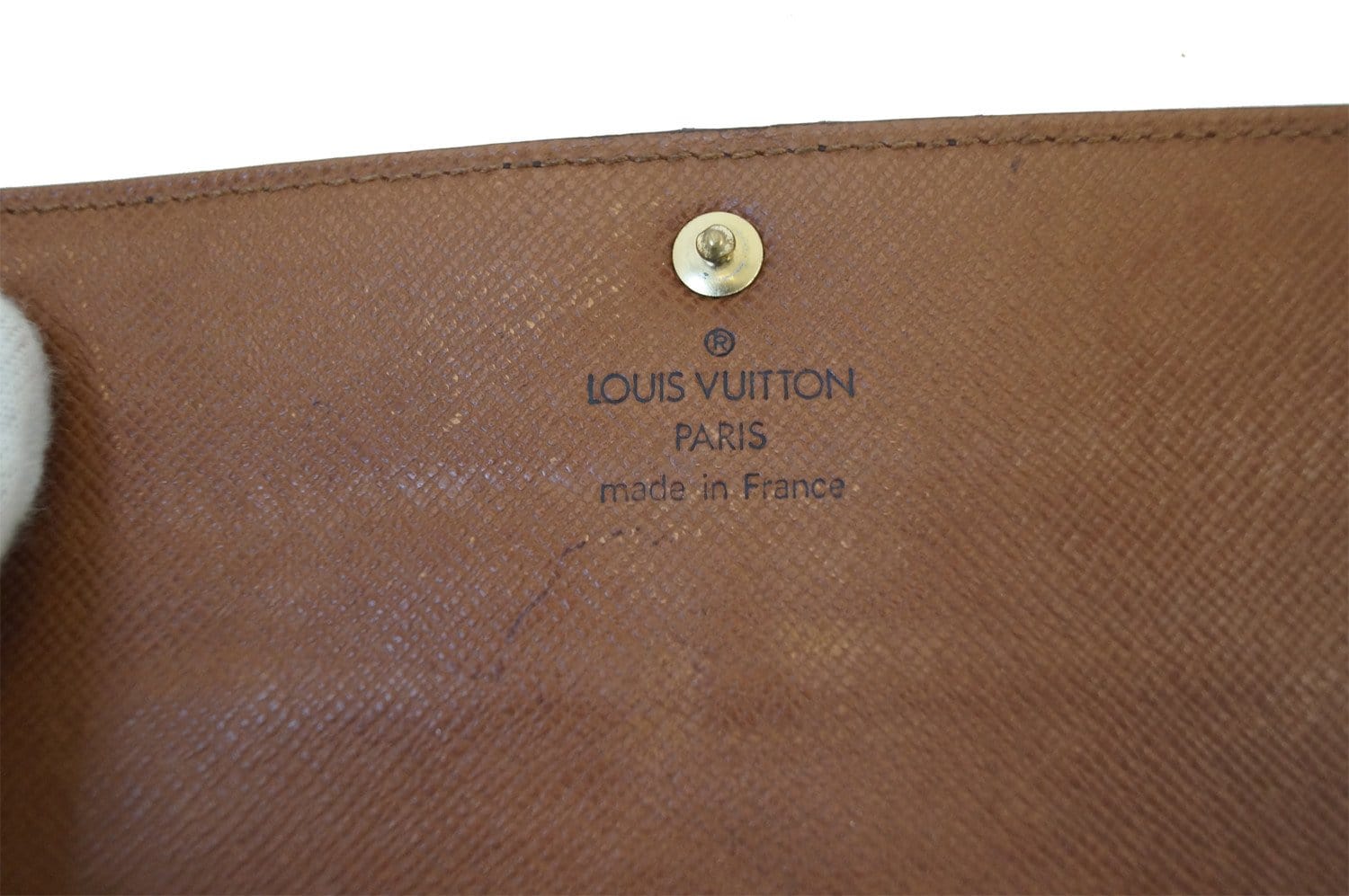 Louis Vuitton, Bags, Vintage Louis Vuitton Wallet Bi Fold Brown Leather  Designer Logo Purse Made In F