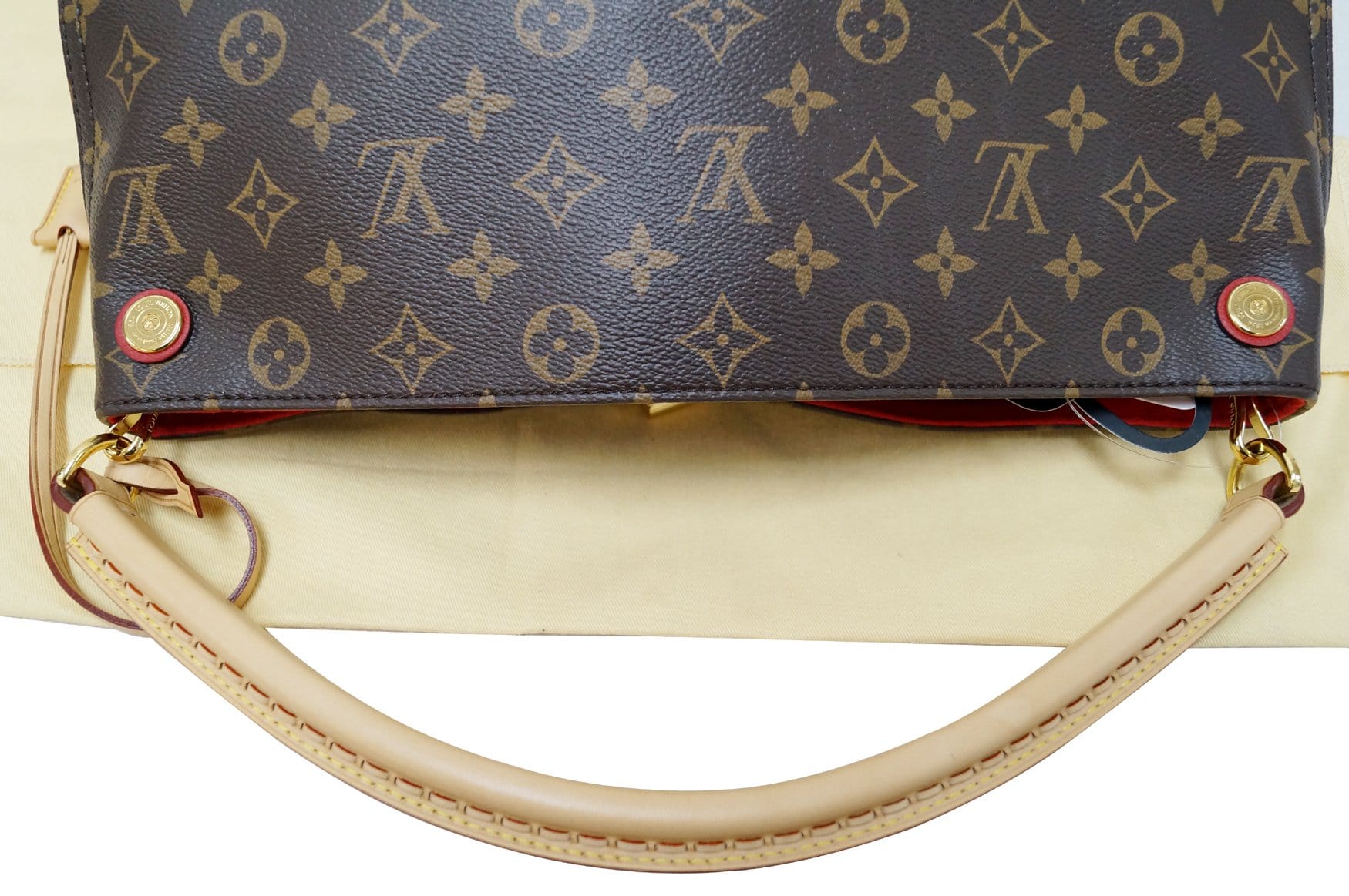 Louis Vuitton Neverfull MM Monogram Cherry Cerise Red in 2023