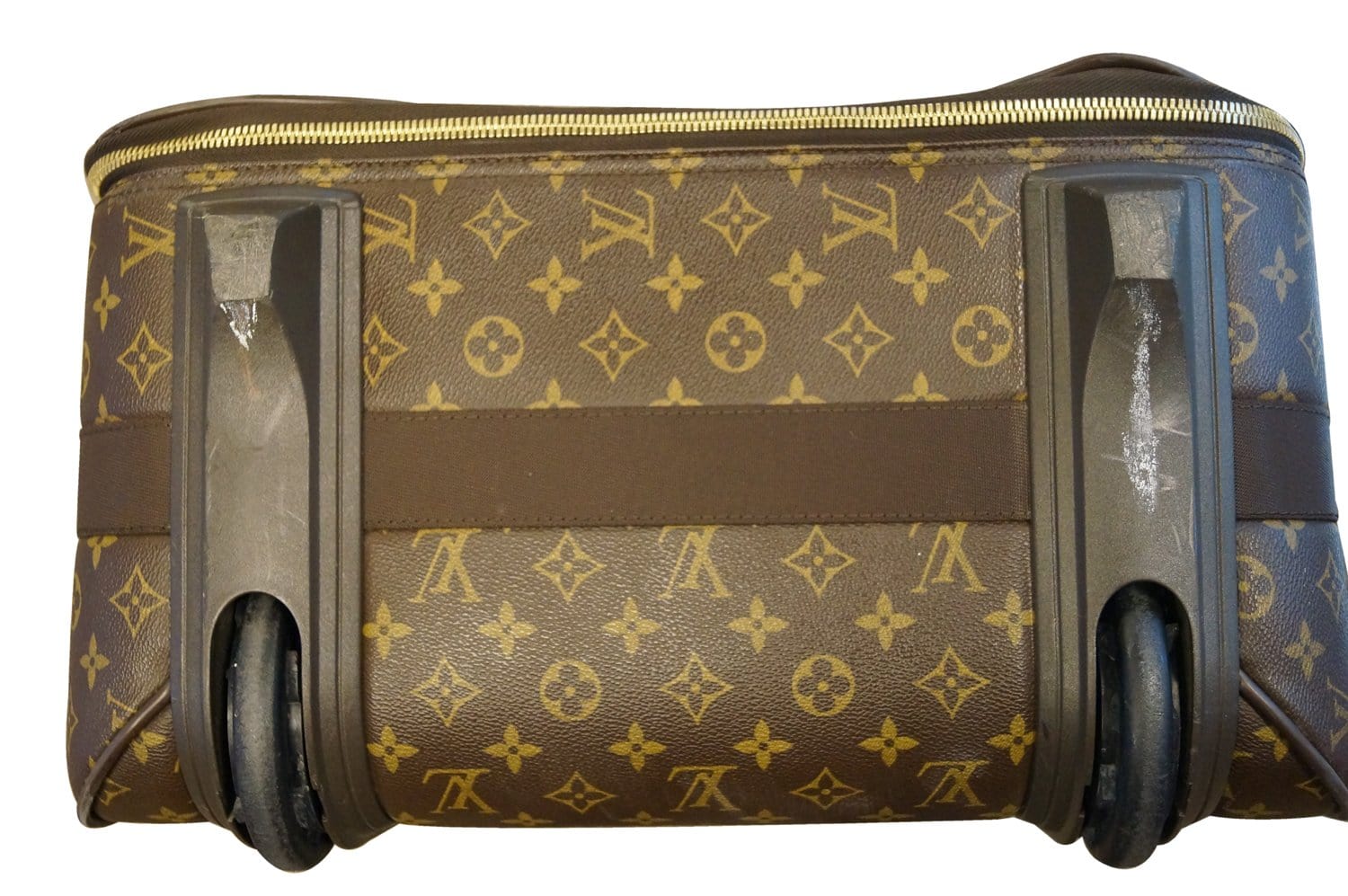 Pegase leather travel bag Louis Vuitton Grey in Leather - 35628719