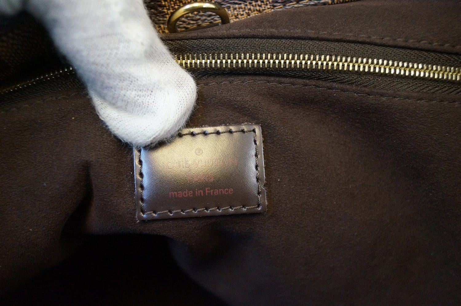 Louis Vuitton Damier Ebene Canvas Marylebone GM Bag For Sale at