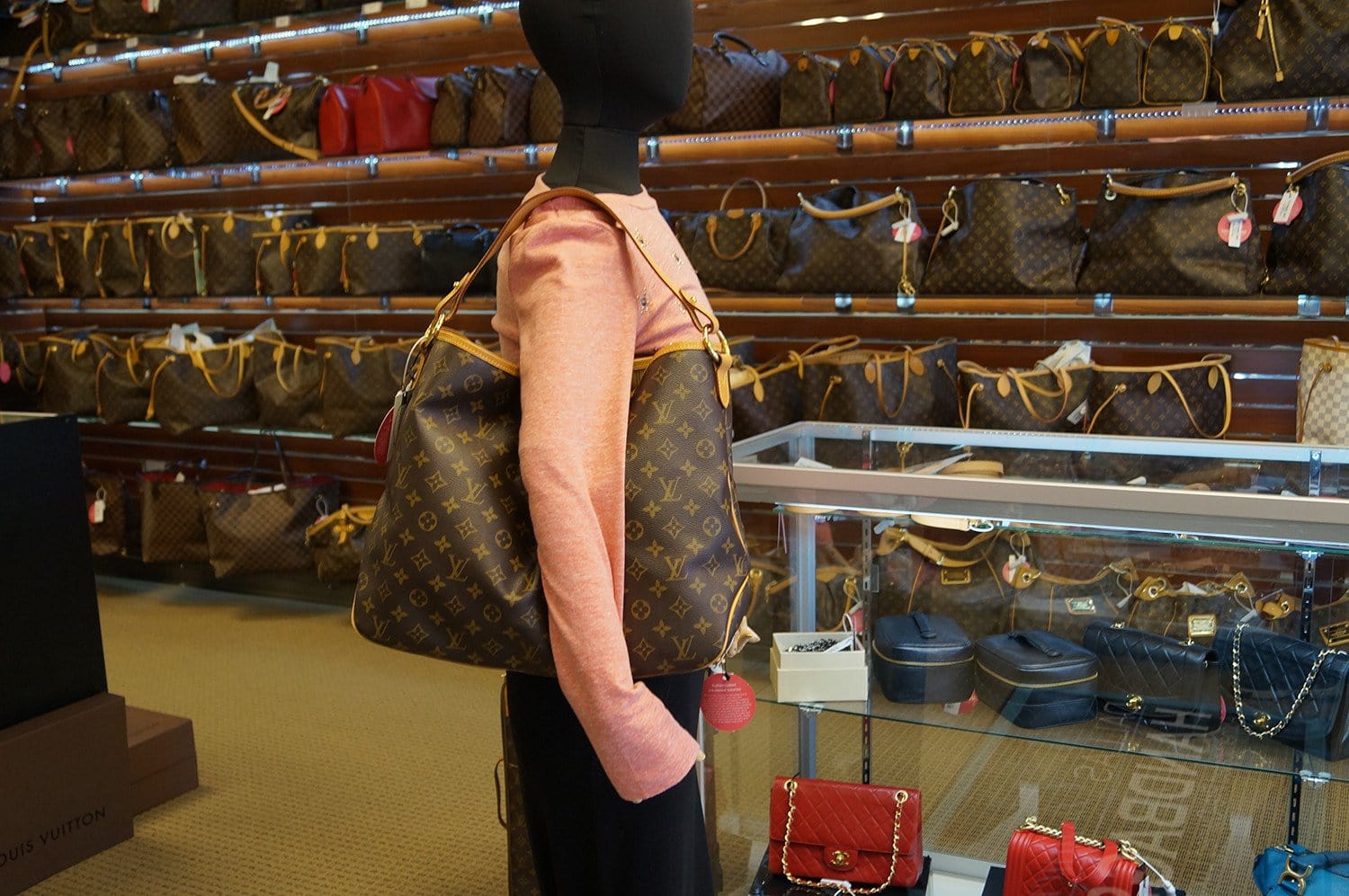 Louis Vuitton Delightful MM Monogram Shoulder Bag (FL0134) – AE