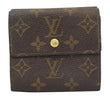 LOUIS VUITTON Brown Elise Bifold Two In One Custom Made Wallet