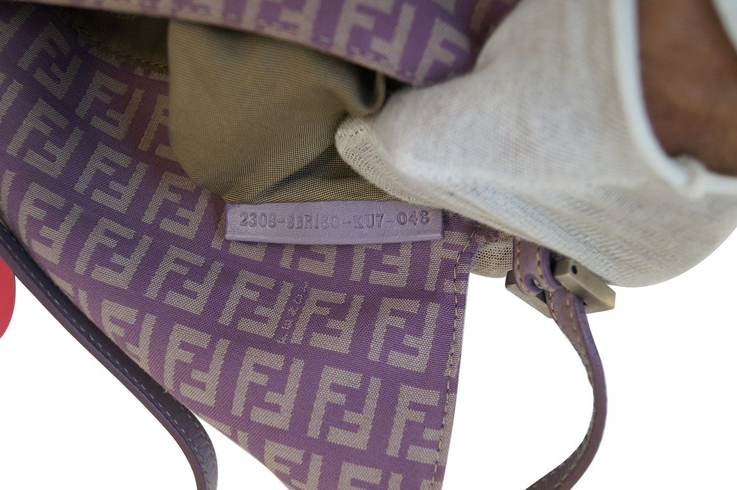 Vintage Bag | Fendi FF Logo Monogram Zucchino Mini Tote Bag Purse Mauve Pink Purple