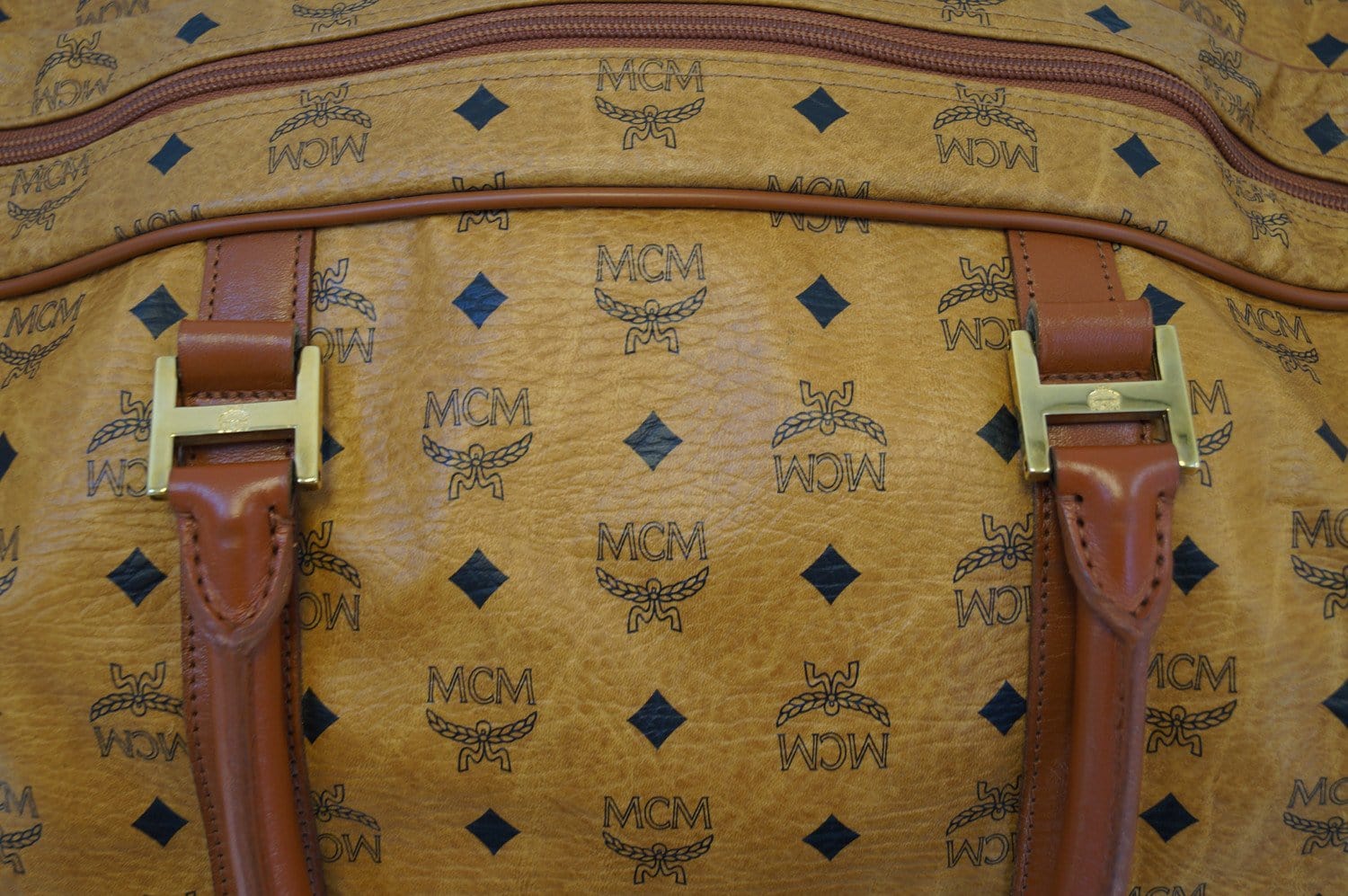 MCM Boston Leather Vintage Handbag