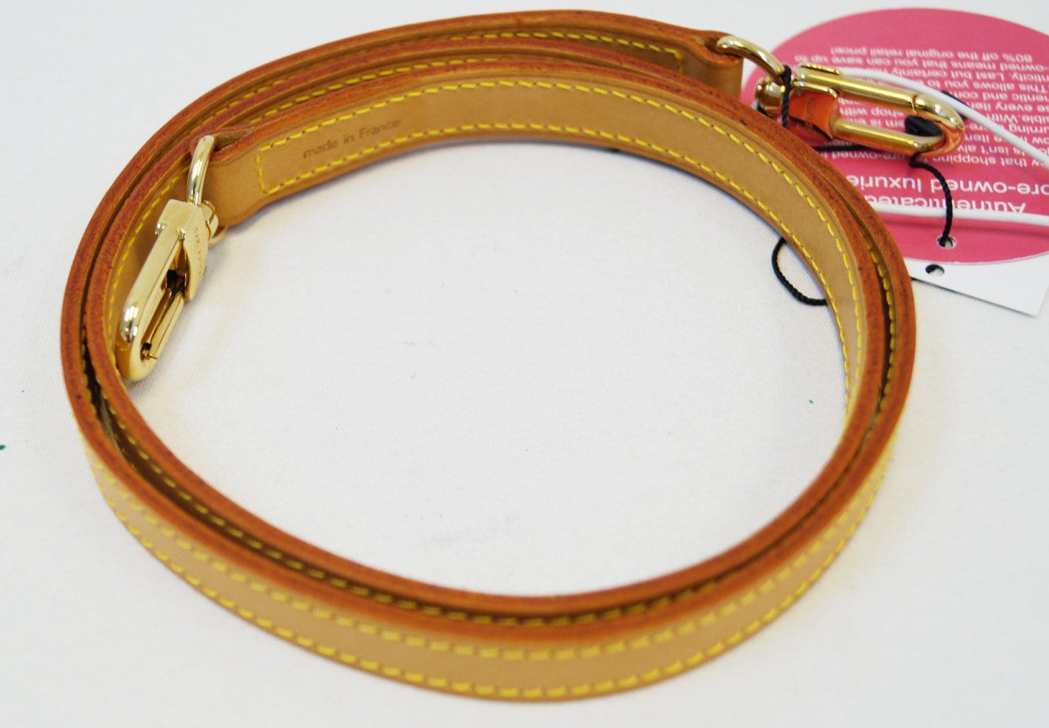 Crossbody Strap Replacement Natural Vachetta Leather or 