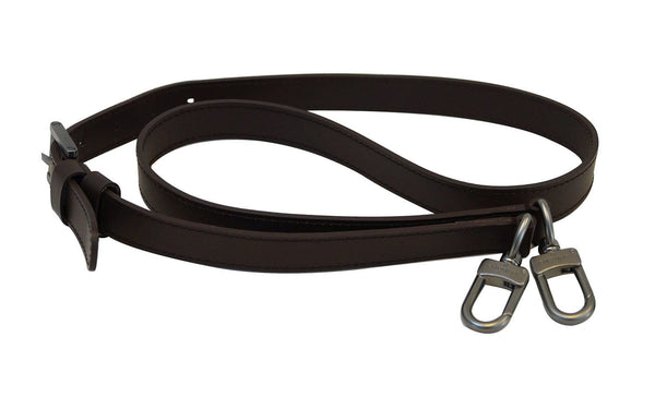 LOUIS VUITTON Utah Leather Brown Shoulder Strap