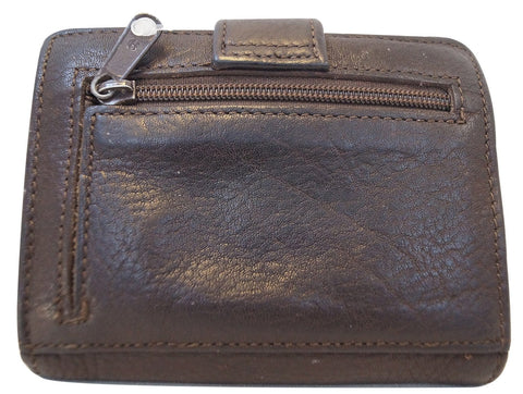 FOSSIL Trifold Dark Brown Leather Wallet E2974