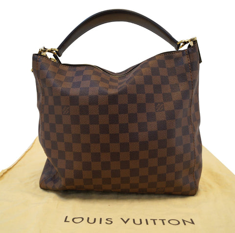 LOUIS VUITTON Damier Ebene Portobello Shoulder Handbag