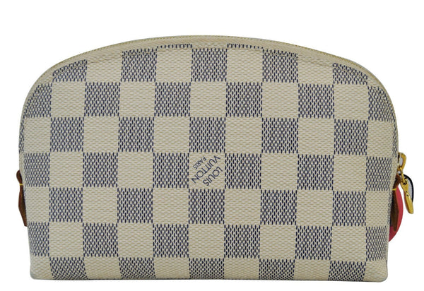 LOUIS VUITTON Damier Azur Pochette Cosmetic Pouch 